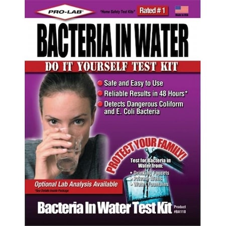 Pro-Lab Incorporated Pro-lab Incorporated Bacteria In Water Test Kit  BA110 BA110